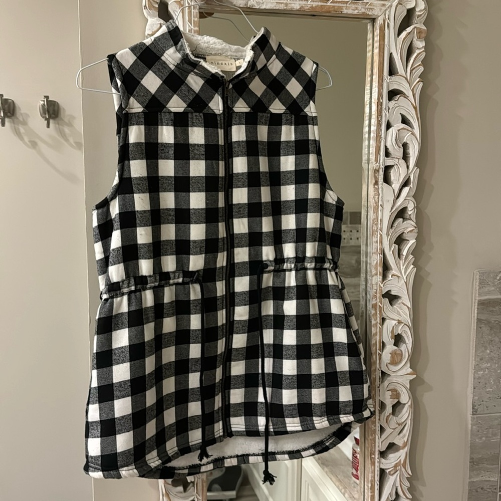 Buffalo Plaid vest L